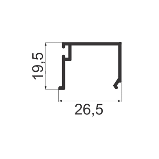 Baguete 25x16 8x20