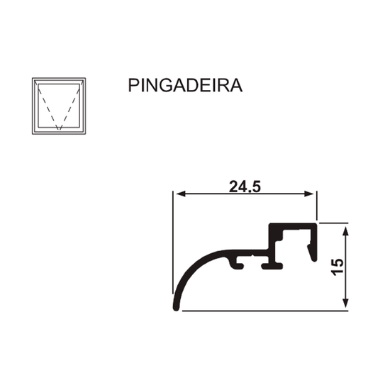 Pingadeira Maxim-Ar Preto